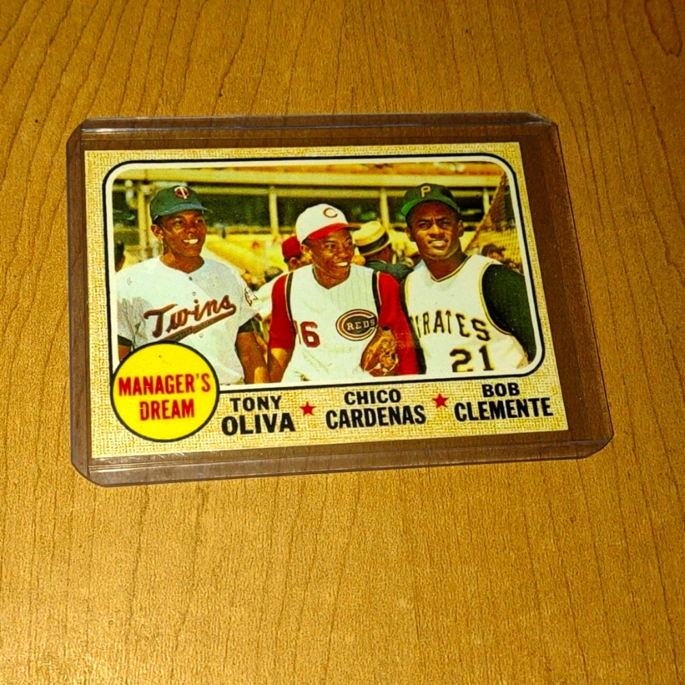 1968 Topps Manager's Dream card